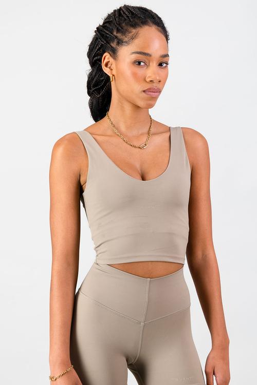 Aria Supportive Tank - Cashew