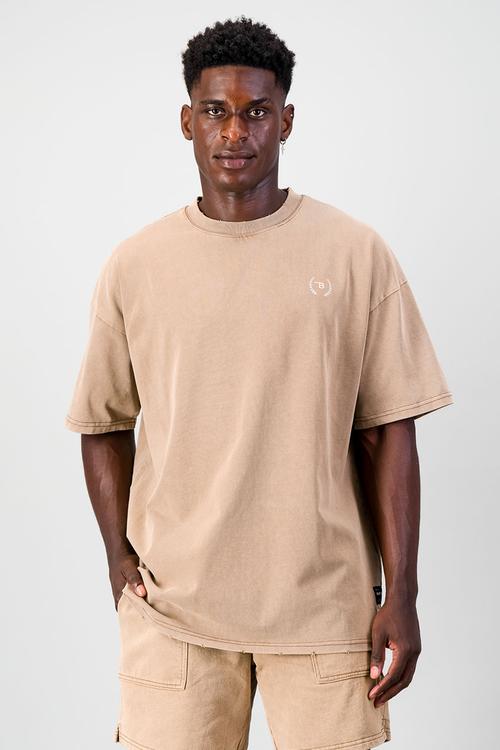 Ultra Heavy Oversized Tee - Brown