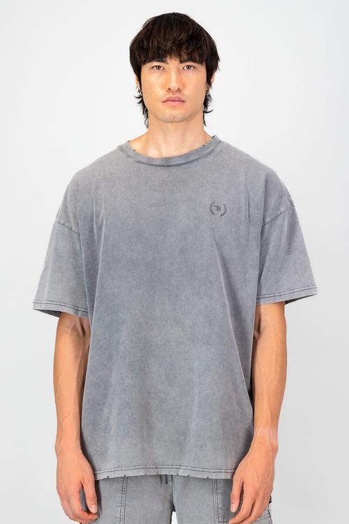 Ultra Heavy Oversized Tee - Light Grey