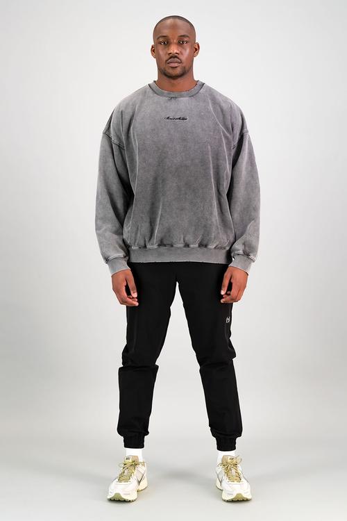 Ultra Heavy Crew Top - Acid Black