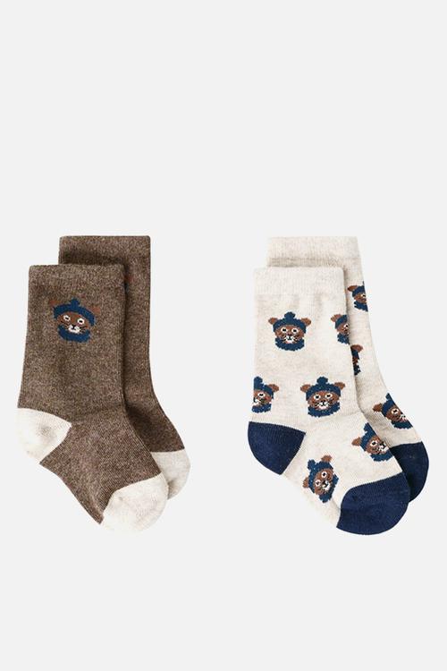 Socks ROARY - Dark Brown