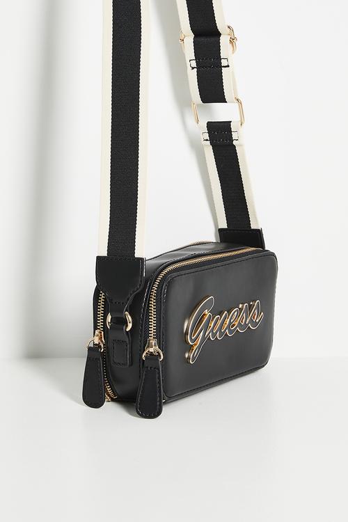 Carrara mini  crossbody bag - black
