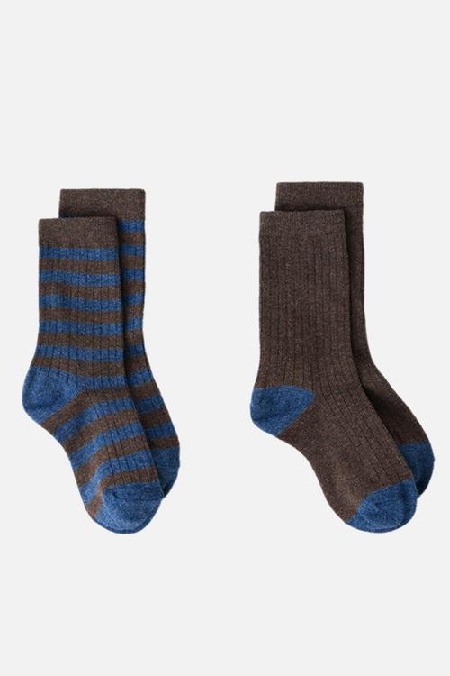 Socks RIBSTRIP - Brown