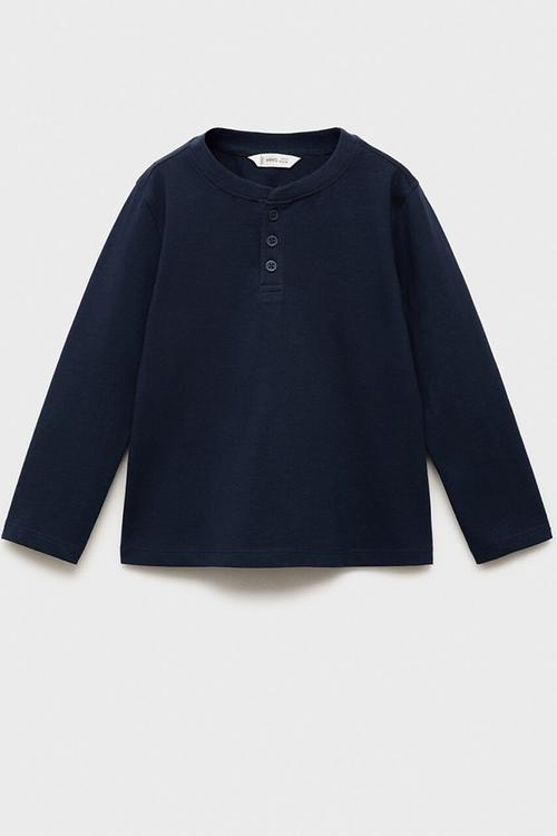 T-shirt henleyb - navy