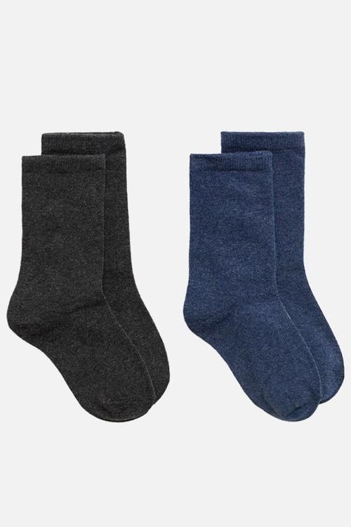 Socks plain - charcoal