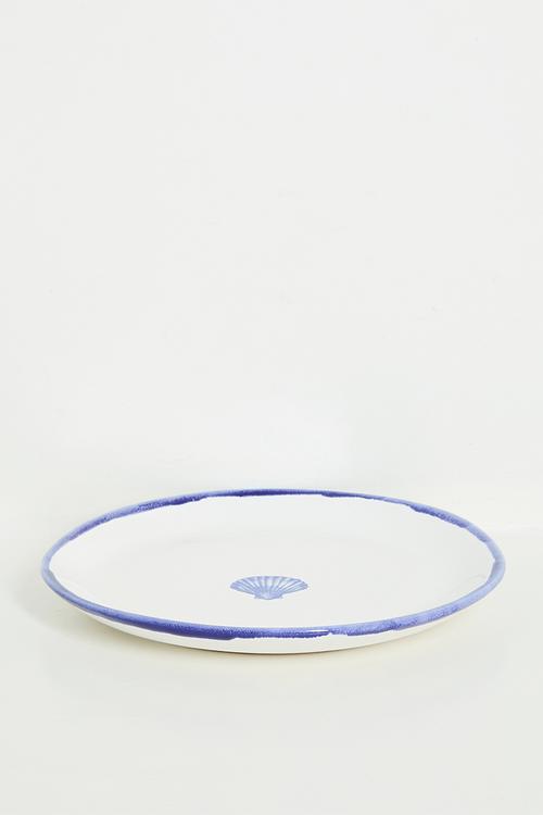 Shell side plate - Blue & White
