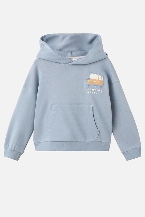 Sweatshirt bus - medium blue