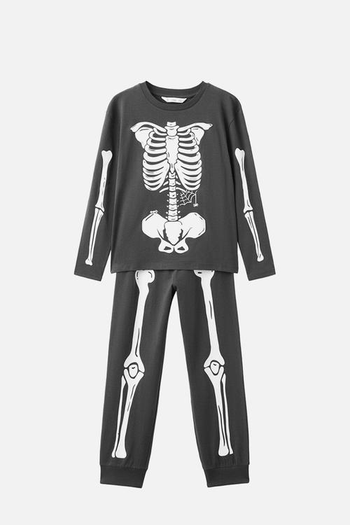 Pyjama BONES - Charcoal