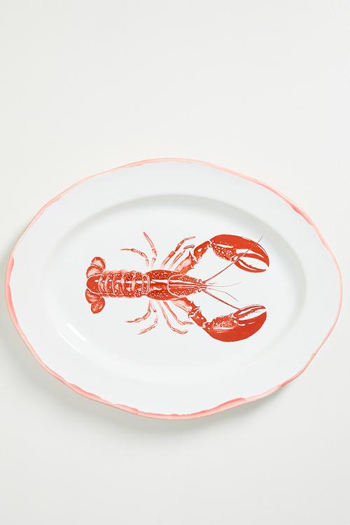 Lobster serving platter - Coral