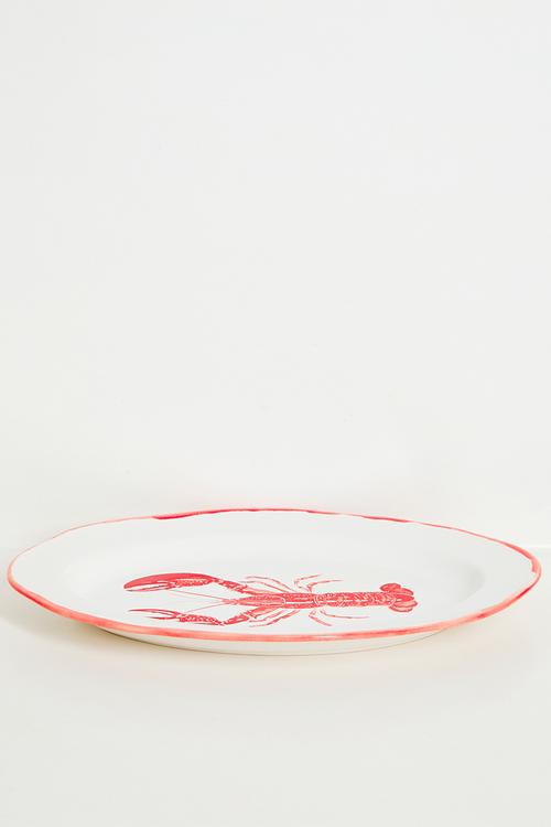 Lobster serving platter - Coral