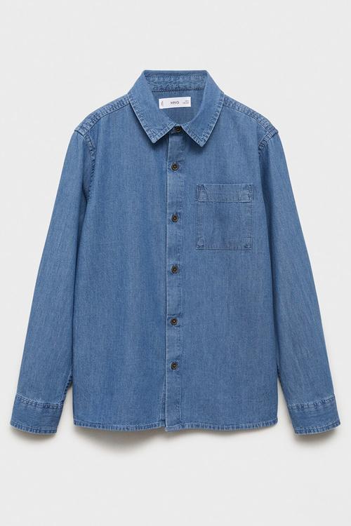 Shirt toni - open blue
