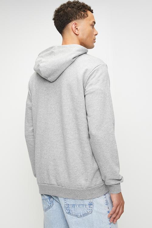 Trefoil Hoody  - Medium grey heather