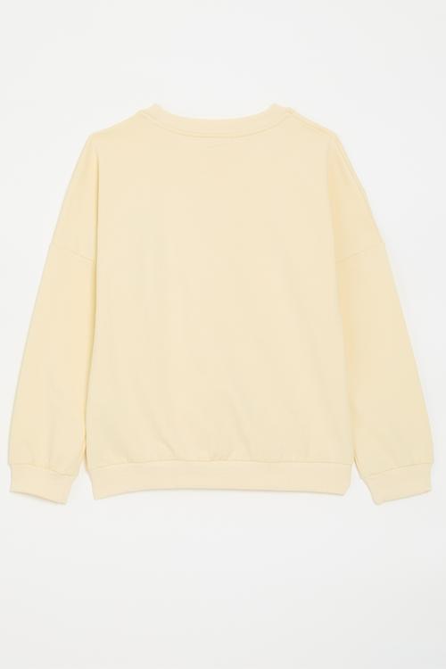 Novelty sweatshirt - neutral/boba tea