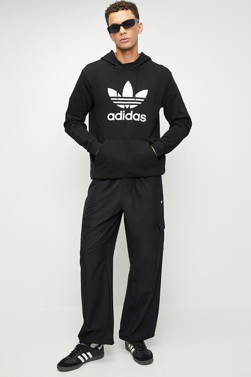Trefoil Hoodie - Black