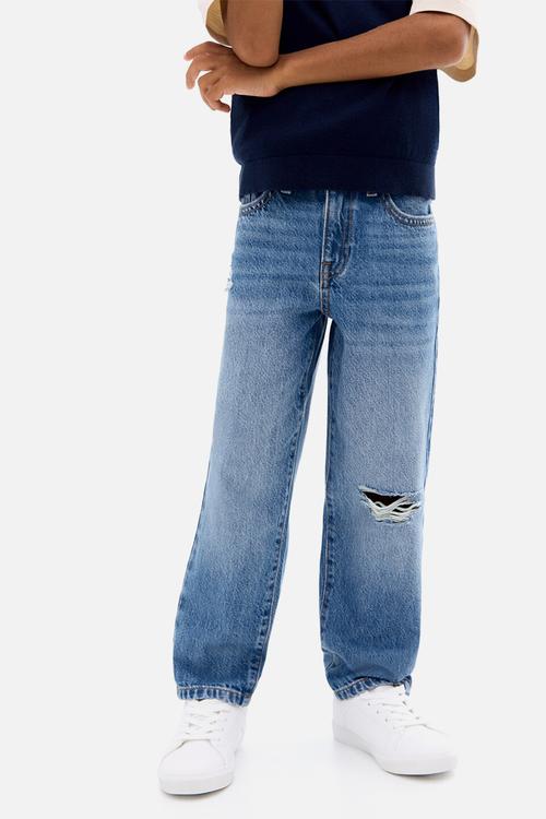 Jeans dad - open blue