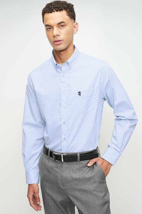 Jacob Ls Classic Stretch Shirt - Blue