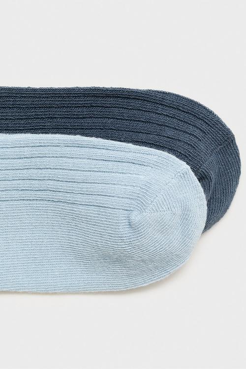 Socks ribshort - light/pastel blue