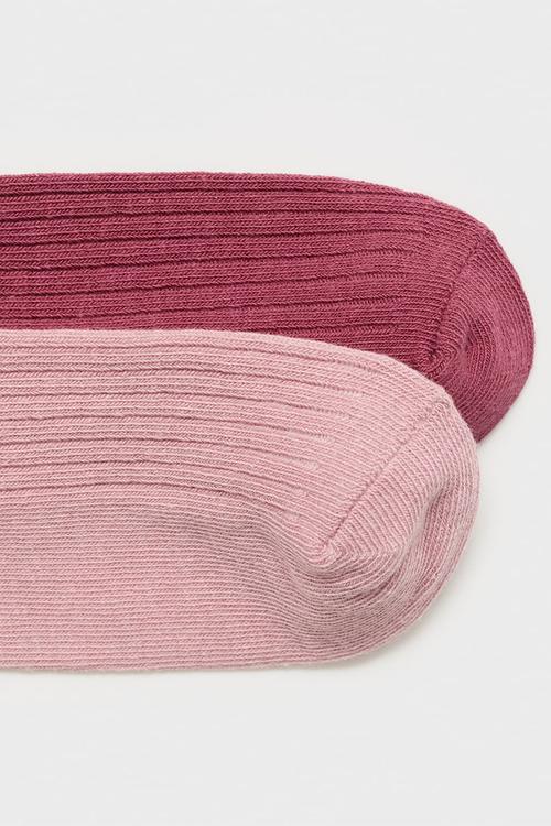 Socks ribshort - pink