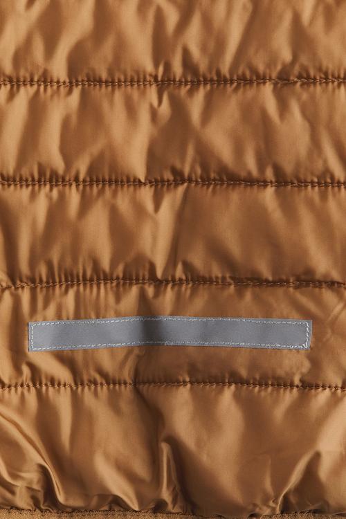 Water-repellent puffer jacket - light brown