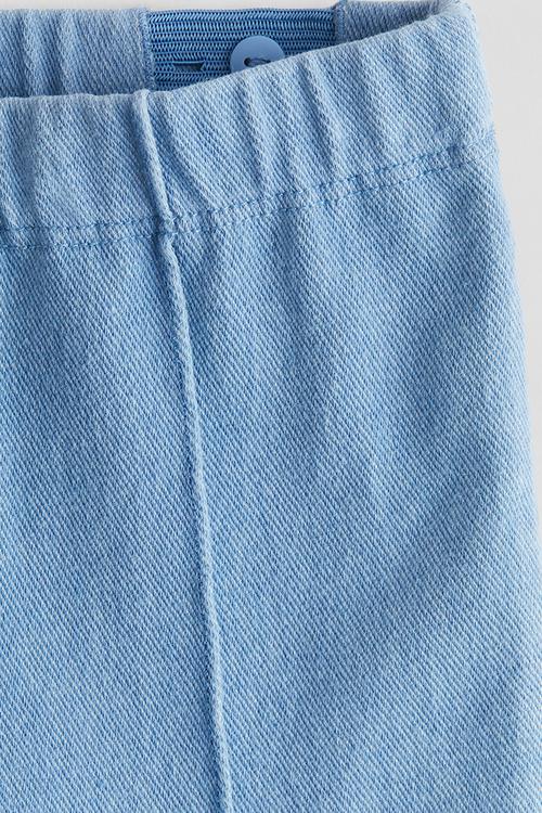 Pintuck leggings - light blue