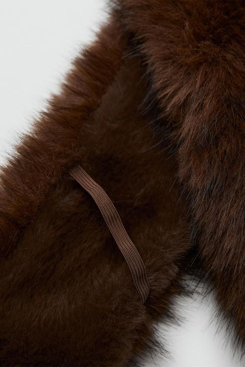 Mink1 scarf-brown