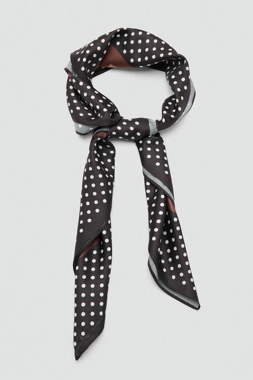 Niza kerchief-dark brown