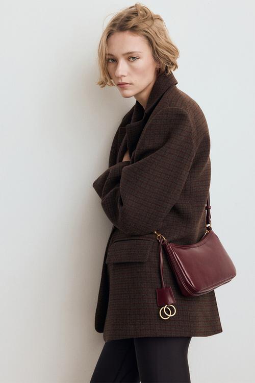 Melanie crossbody bag-dark red
