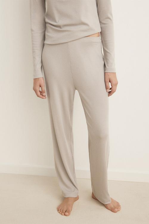 Pyjama trouser balance- stone