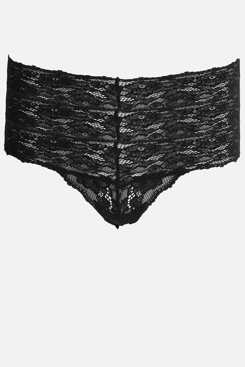 Everyday Lace G String Brief 3Pk - Black/Black/Black