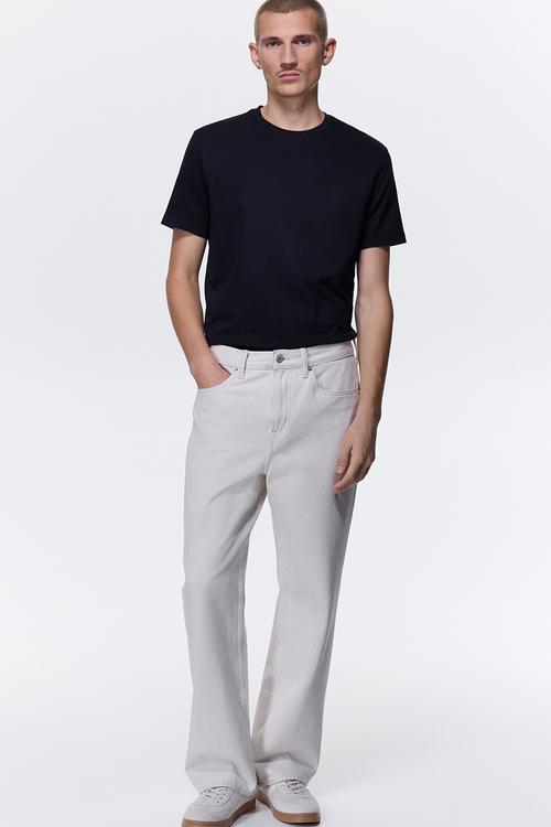 Slim fit T-shirt - navy blue