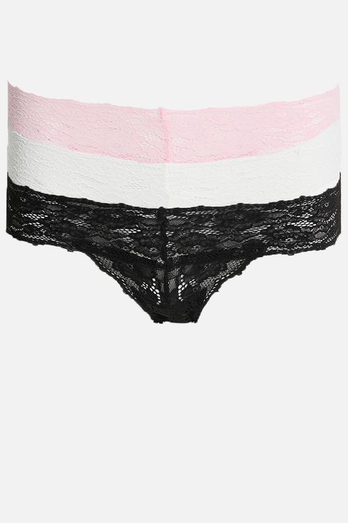 Everyday Lace G String Brief 3Pk - multi