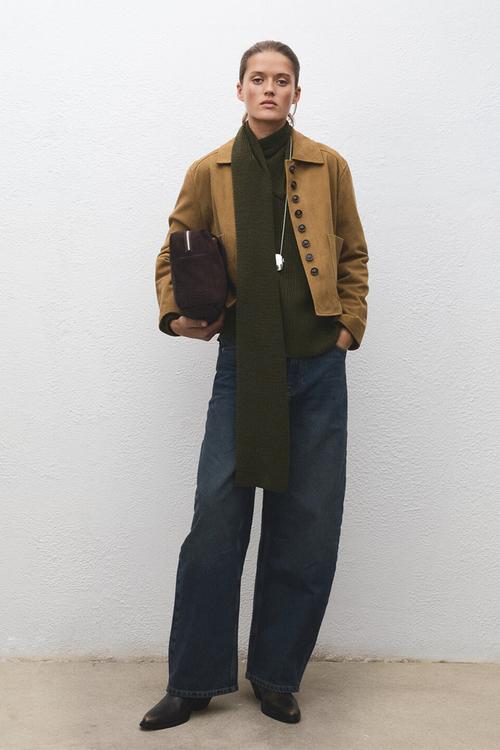Sweater scarfu - green