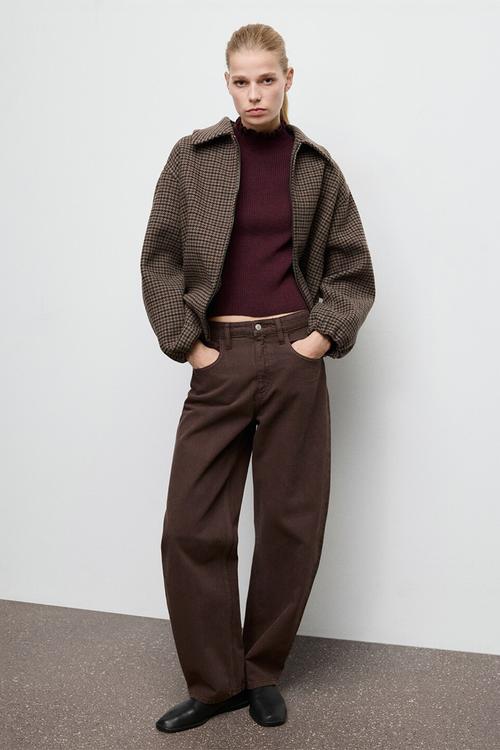 Sweater waves - dark red