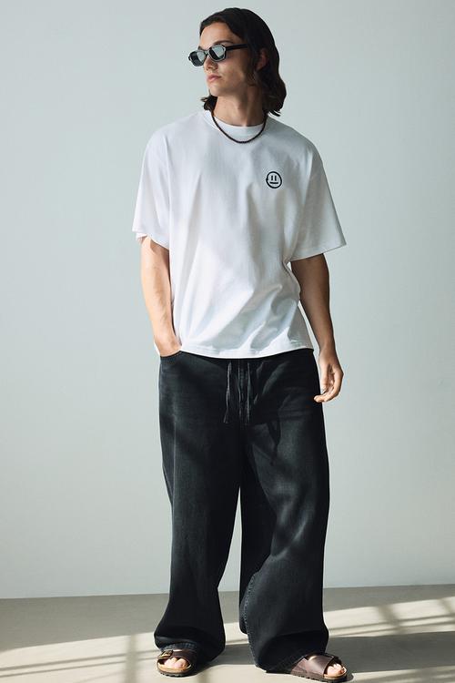 Loose fit printed T-shirt - white destined beyond 