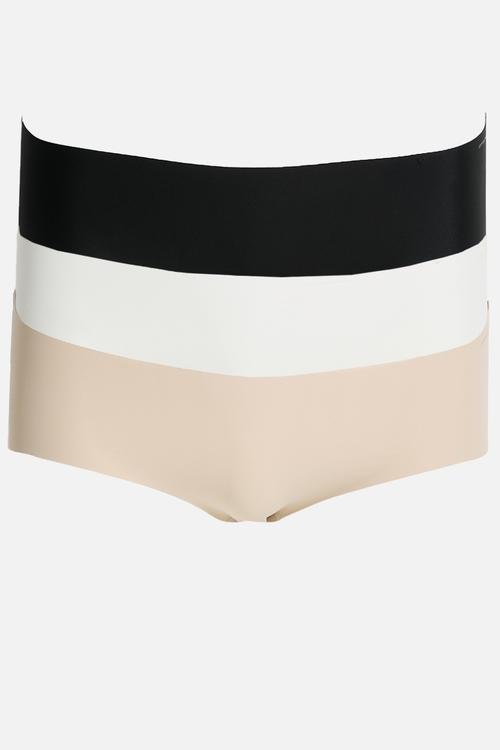 Party Pants Boyleg Brief 3 Pack - Black/ Frappe/ Cream