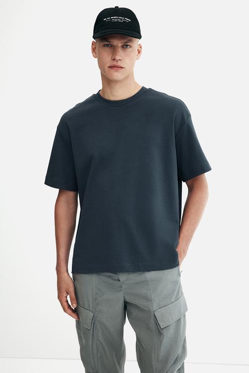 Loose fit T-shirt - dark blue
