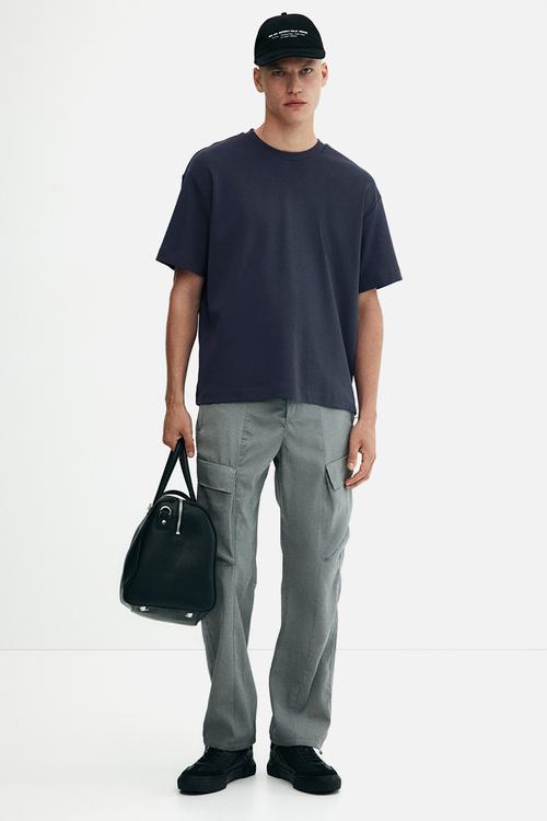 Loose fit T-shirt - dark blue