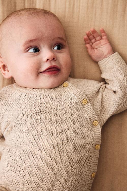 2-piece cotton set -  light beige