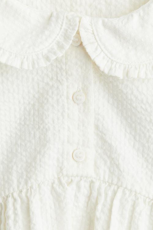 Peplum blouse - white