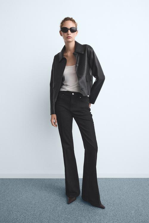 Jeans violeta - open gray