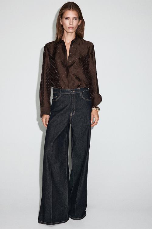 Shirt romp - brown