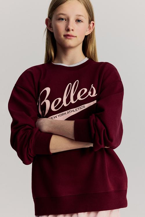 Printed sweatshirt - red,multi
