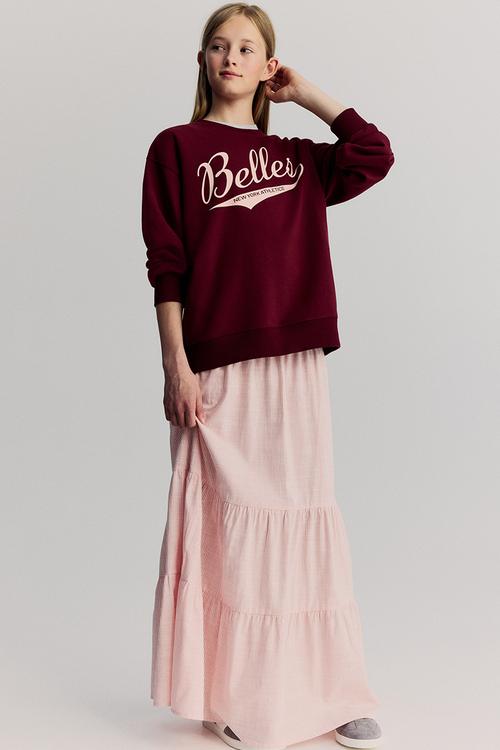 Printed sweatshirt - red,multi