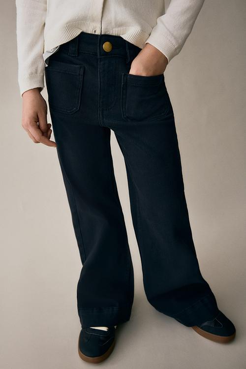 Flared leg jeans - black