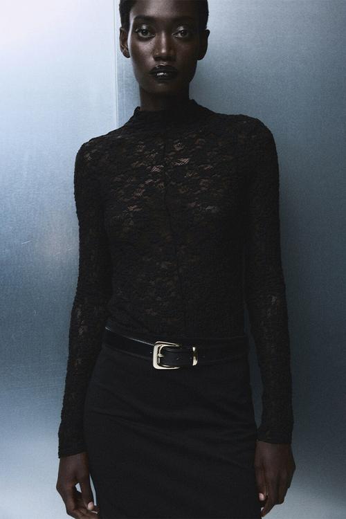 Top xselena - black