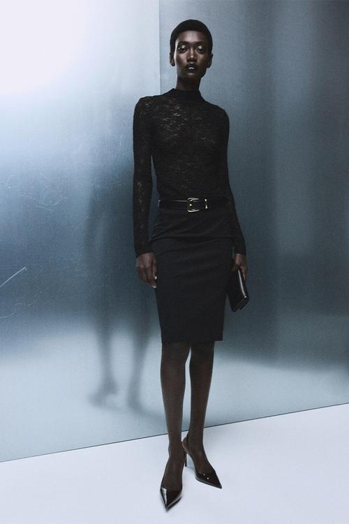 Top xselena - black
