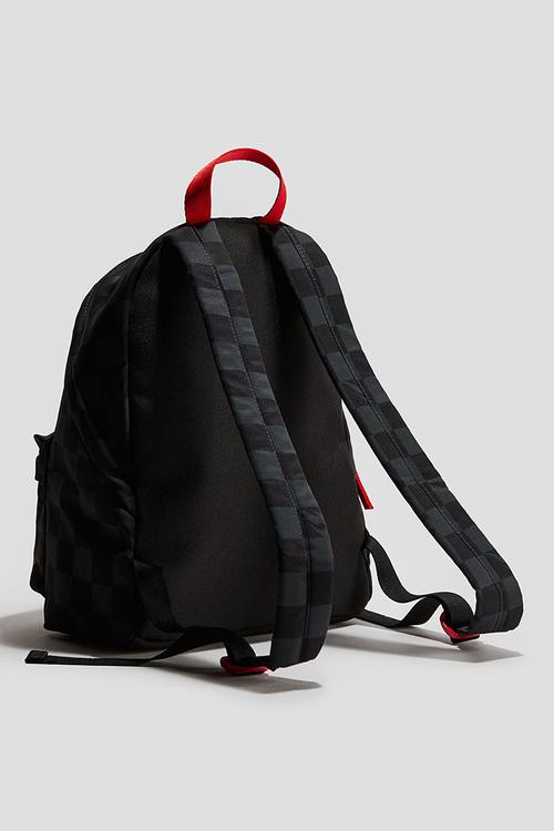 Printed backpack - black/hot wheels