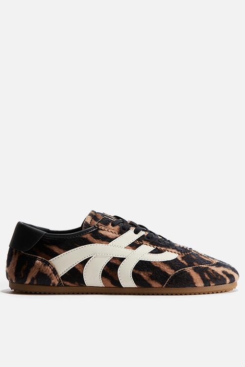 Trainers - beigen tiger stripes