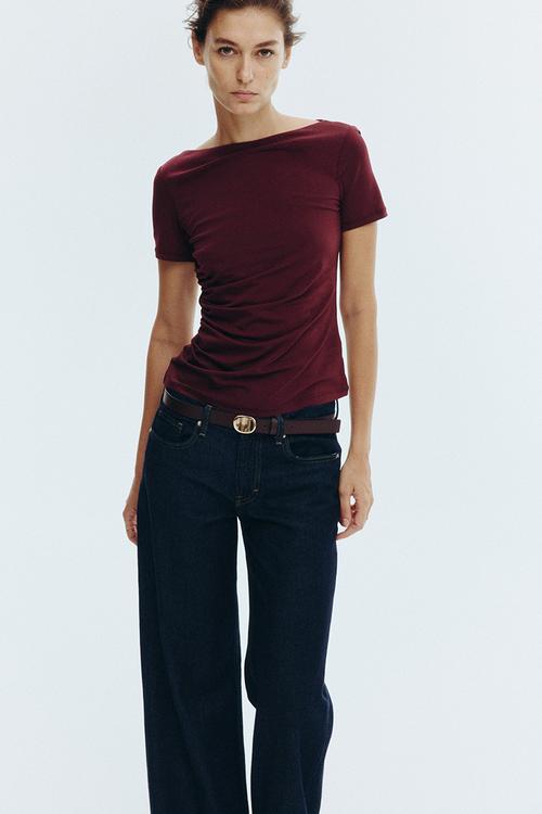 Ruched top - 1288749003