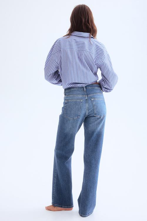 Bootcut high jeans - denim blue 